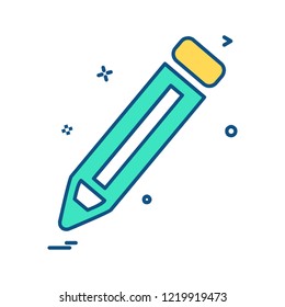 Pencil icon design vector 