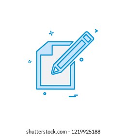 Pencil icon design vector