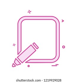 Pencil  icon design vector