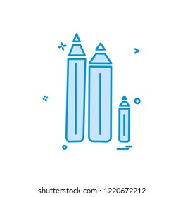 Pencil icon design vector