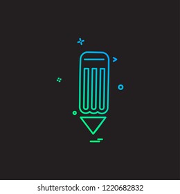 Pencil icon design vector