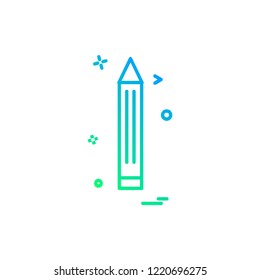 Pencil icon design vector