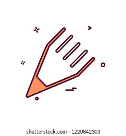 Pencil icon design vector