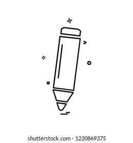 Pencil icon design vector