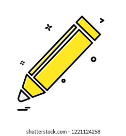 Pencil icon design vector