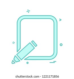 Pencil  icon design vector