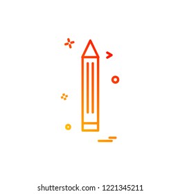 Pencil icon design vector