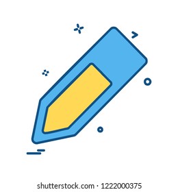 Pencil icon design vector 