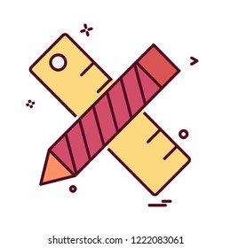 Pencil icon design vector