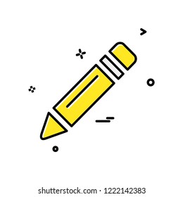 Pencil icon design vector