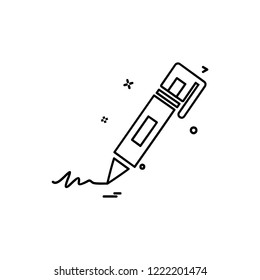 Pencil icon design vector