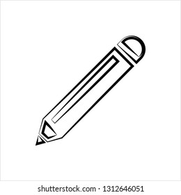 Vektorgrafik-Illustration von Stiftbildern