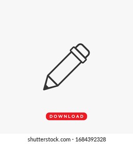 Pencil Icon Design, Vector EPS10