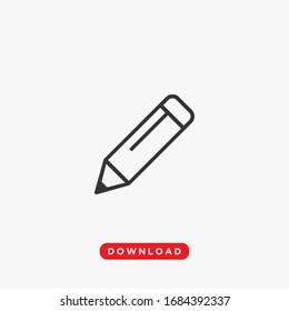 Pencil Icon Design, Vector EPS10