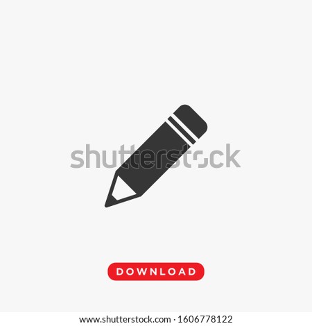 Pencil Icon Design, Vector EPS10