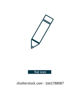 Vektorillustration zur Gestaltung von Bleistift-Symbolen 