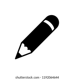 Pencil icon design in vector. Symbol related of education. 