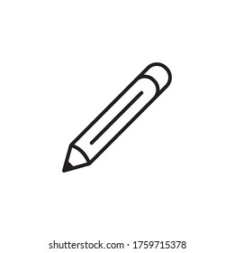 Pencil Icon Design Vector Template And Illustration