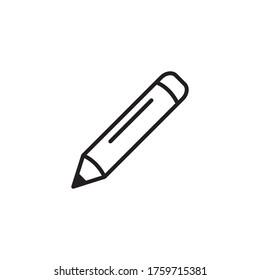 Pencil Icon Design Vector Template And Illustration