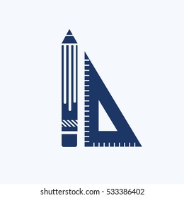 Pencil icon design,clean vector