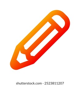 Pencil icon. pencil, draw, writing, education, pen, school, student, tool, edit, sketch. Vector icon illustration