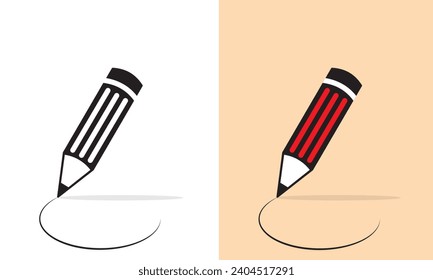 Pencil icon. Edit sign vector. Pencil vector icon for web design. Education symbol. Vector illustration.