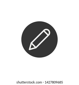 Pencil icon. Edit icon symbol modern simple vector icon