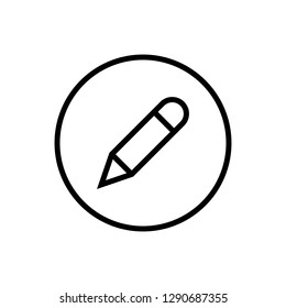 Pencil icon. Edit icon vector. sign up Icon vector