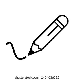 Pencil icon. Edit icon vector. Pencil  Write icon symbol illustration
