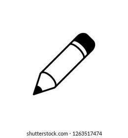 Pencil icon. Editable vector 64x64 Pixel. 