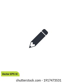 pencil icon education symbol logo template simple design element