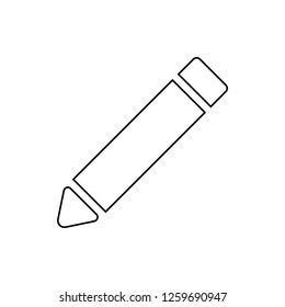 pencil icon. Element of web for mobile concept and web apps icon. Thin line icon for website design and development, app development