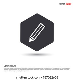 Pencil icon - EPS 10