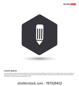 Pencil icon - EPS 10