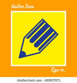 Pencil Icon. Eps-10.
