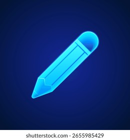 Icono de lápiz: herramienta esencial para escribir y aprender en Educación que simboliza la escritura, el aprendizaje y los esfuerzos académicos. Ideal para contenido educativo, materiales escolares y guías de estudio