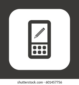 Pencil  icon. Flat design.