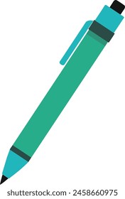 Pencil icon. Flat illustration of pen vector icon for web design
