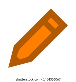 Pencil icon. flat illustration of Pencil. vector icon. Pencil sign symbol