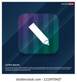 Pencil icon - Free vector icon
