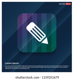 Pencil icon - Free vector icon