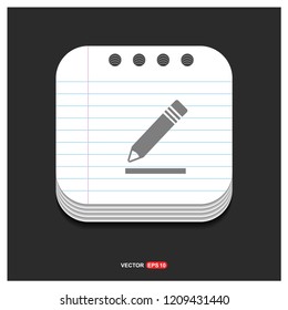 Pencil icon - Free vector icon