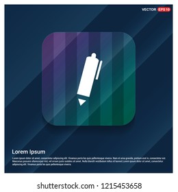 pencil icon - Free vector icon