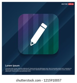 Pencil icon - Free vector icon