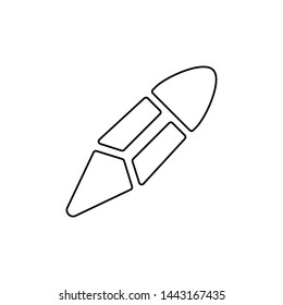 Pencil icon. Graphic design tool symbol