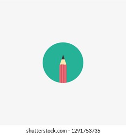 pencil icon graphic element Illustration template design