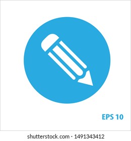 pencil icon with a green circle
