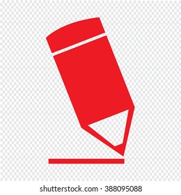 pencil icon Illustration design