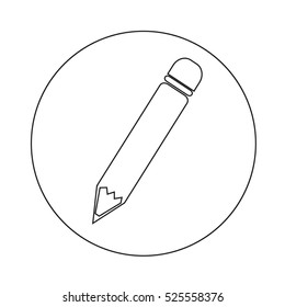 Pencil Icon illustration design 