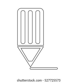 Pencil icon illustration design